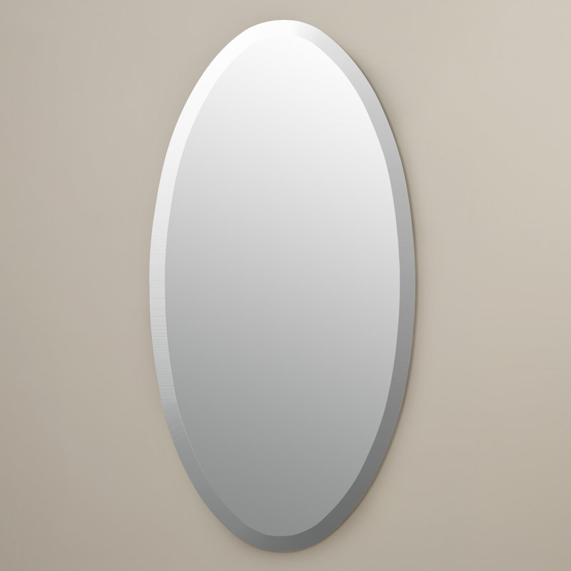Anaelle Oval Wall Mirror, 30" H x 22" W