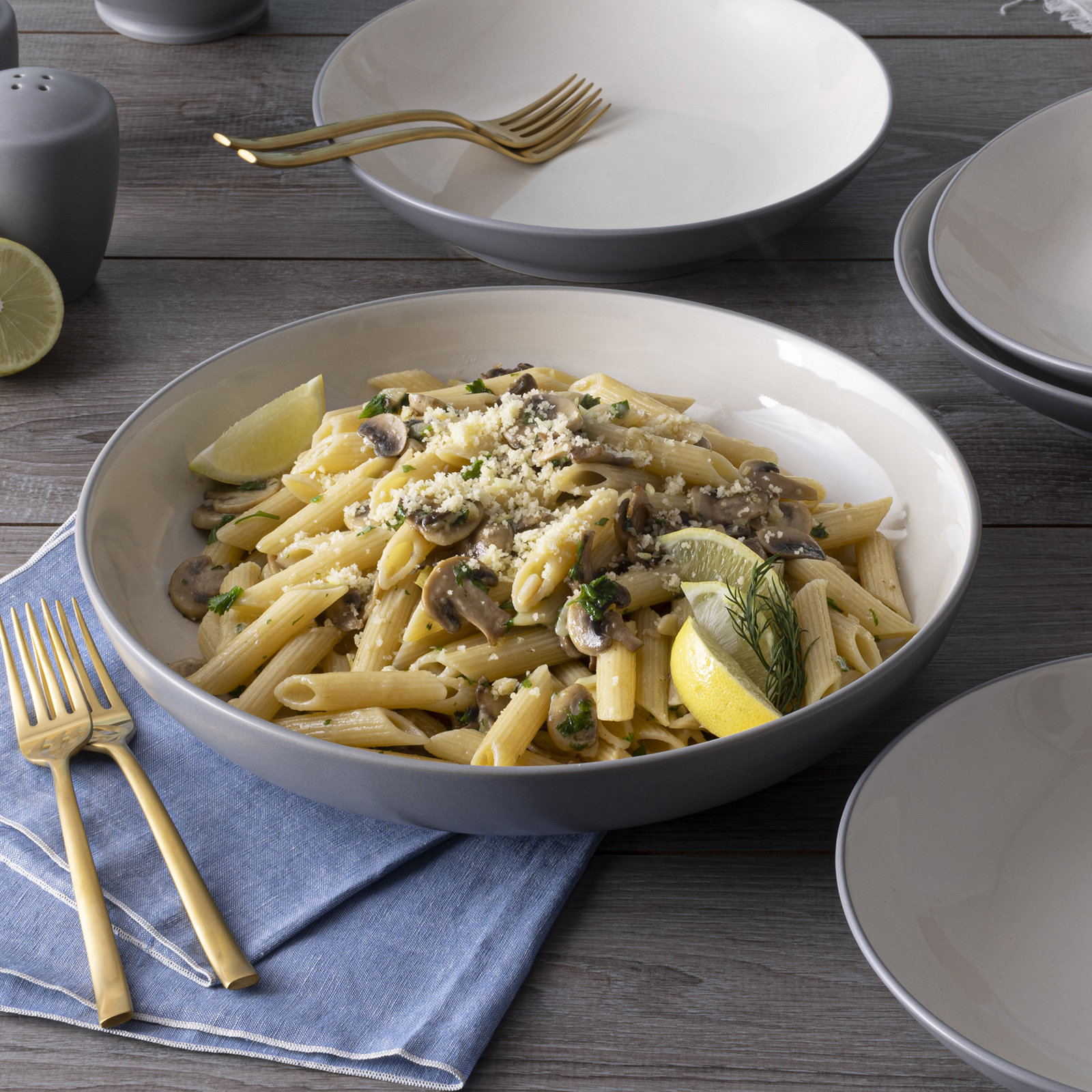 Colorwave Serving Bowl, Slate