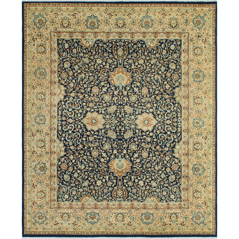 Tapis bleu marine pak-persan