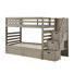Lit superposé standard en bois massif à 2 tiroirs Huseman par Lark Manor ™