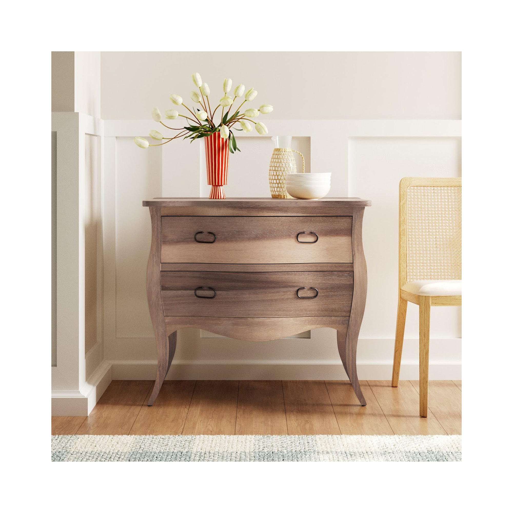 Frida Accent Chest, Natural Mango