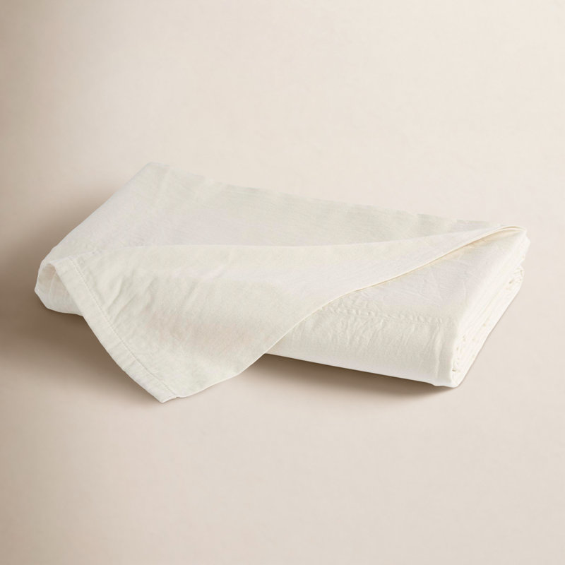 Cloud Soft Sateen Sateen Flat Sheet, Twin Flat Sheet, Undyed