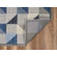Hesselbein Checkered Blue/Grey Indoor / Outdoor Area Rug-225062381-155791243