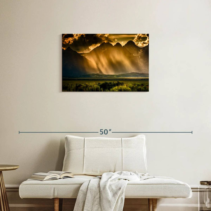 Alvord Stormy Grand Tetons, H 20 po x l 30 po