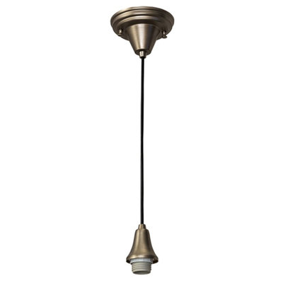 Luminaire suspendu en nickel 1 lumière Dannyel