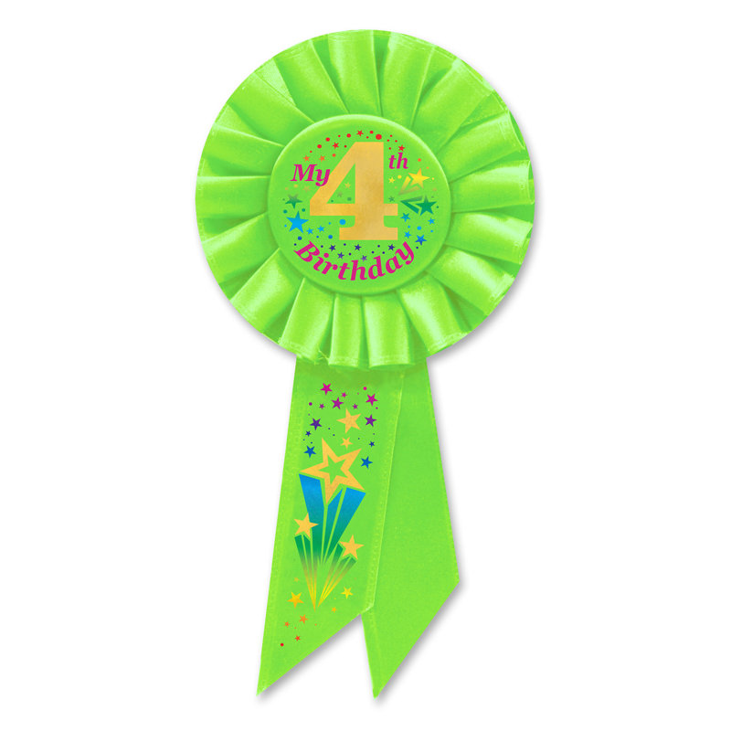 Ma "4ème" rosette d'anniversaire