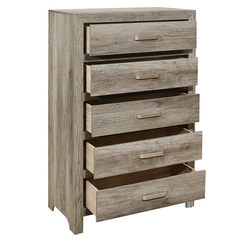 Commode transitionnelle avec tiroirs de rangement pour la chambre à coucher