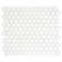 Peel and Stick Gel Backsplash Tile Hexago 11'' x 10'' (Set of 4)
