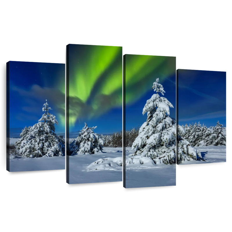 Alvord Winter Northern Lights, 32" H x 52" W