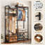 Porte-vêtements en bois manufacturé 47,5 po