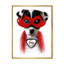 Dessin de chien super-héros - reproduction d'art sur toile pour enfants-1483046025-1483046024