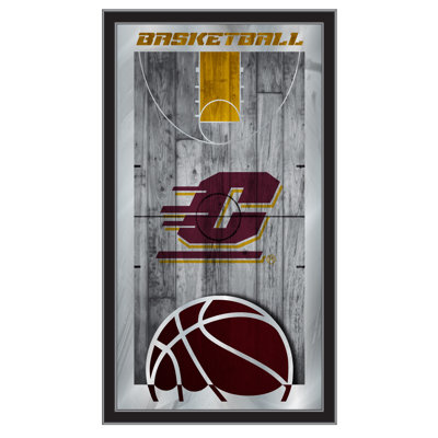 « basket mirror », impression encadrée NCAA