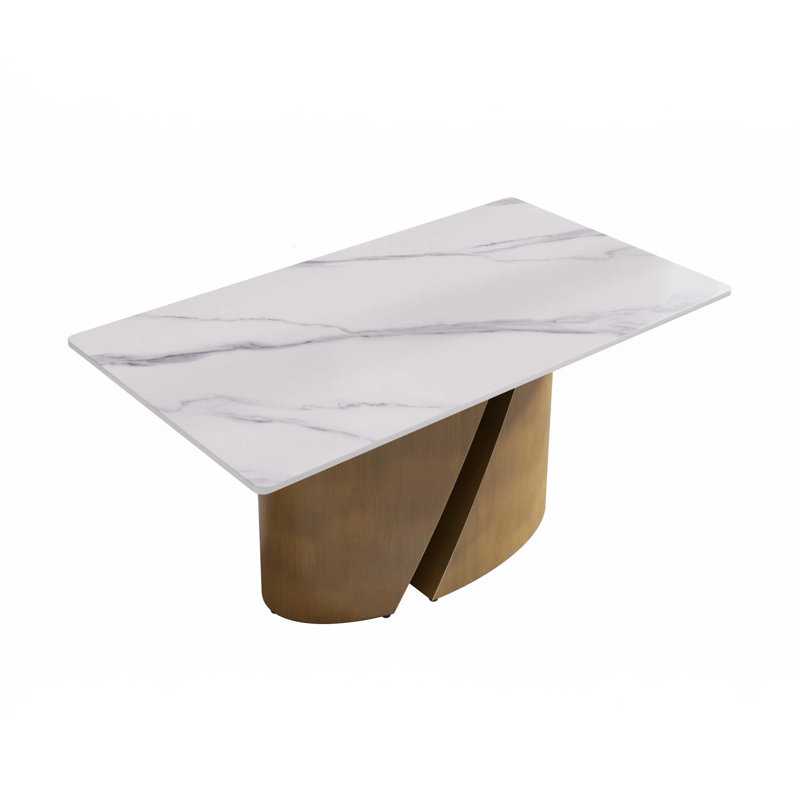 63 "Artificial Stone  Dining Table(Only Table)