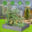 Over Ground Raised Garden Bed Large Long Planter Box for Outdoor, Tool-Free Assembly-770959744
