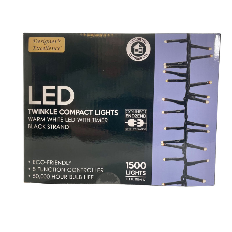 LED Twinkle String Light, 1500
