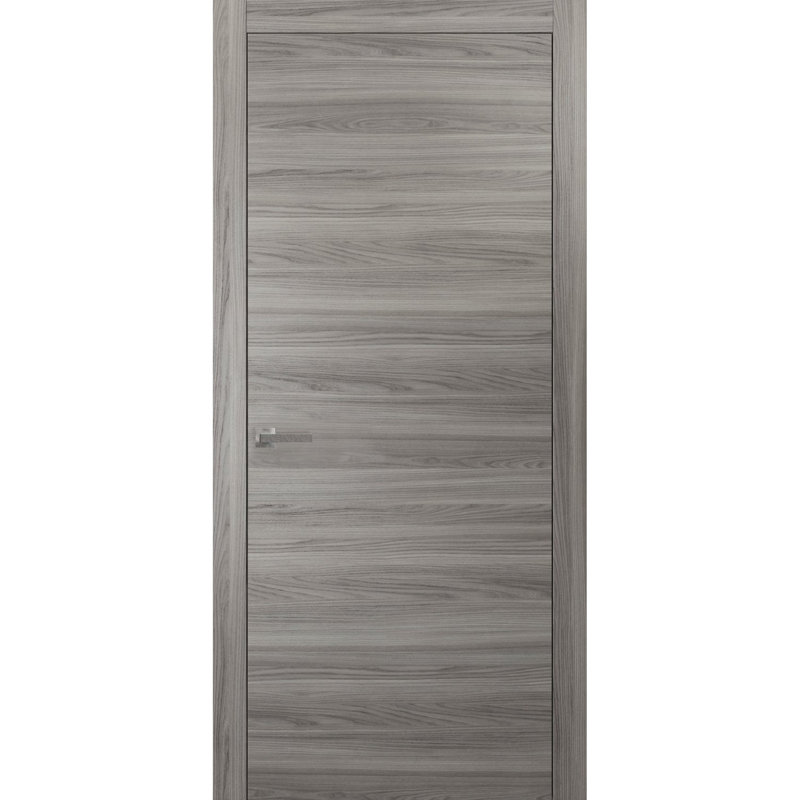 Porte intérieure moderne avec poignée | Planum 0010 | Garniture simple à panneau simple Regural | Portes de salle de bain robustes