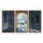 Toile avec cadre flottant brun
