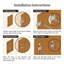 2 1/4" Wide X 2" Butterfly Cabinet Hinges | Pack Of 2-58625812