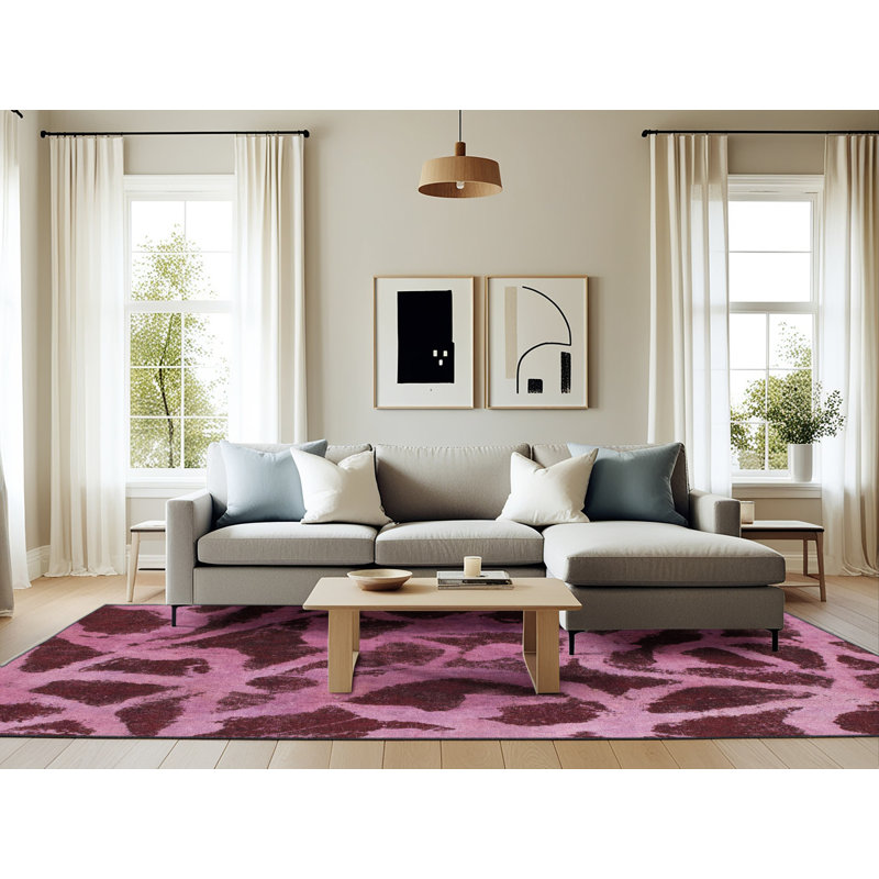 Tapis abstrait moderne 1370, Rectangle 6 pi x 9 pi