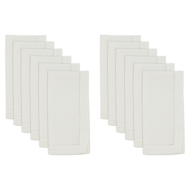 Serviette de table Rowles, Ivoire ivoire, L 18 po x l 18 po