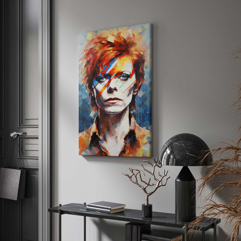 " David Bowie " Painting Print, 30" H x 18" W x 1" D