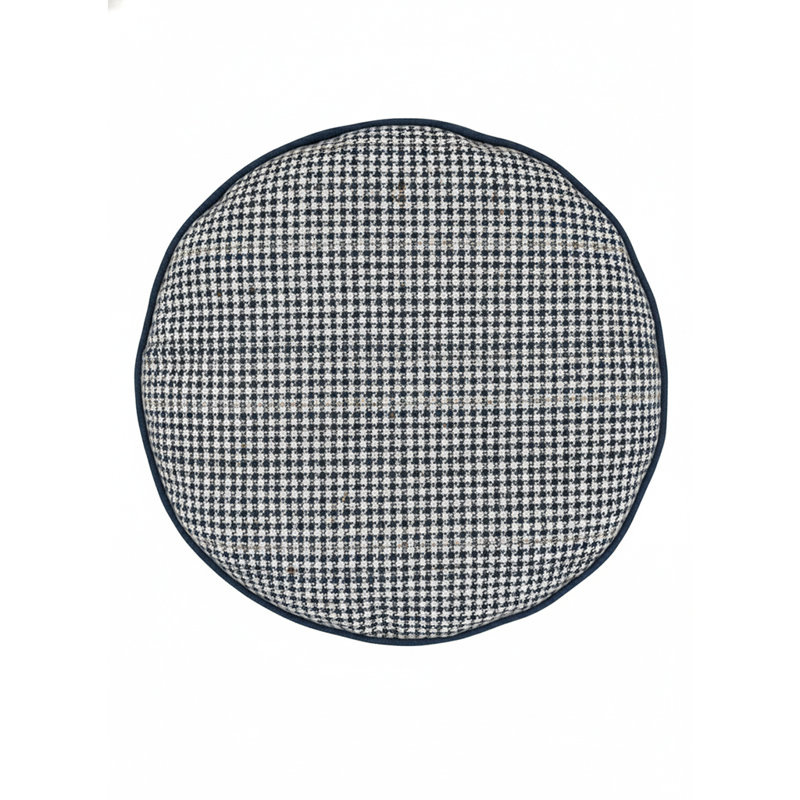 Furley Navy Short Pouf