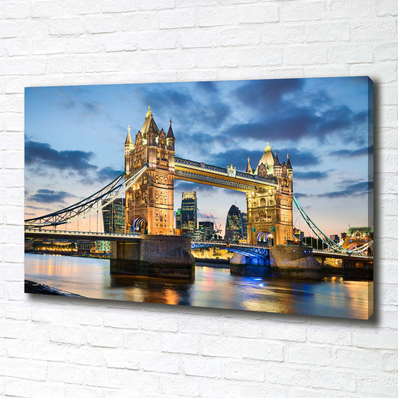 Tower Bridge London - Wrapped Canvas Print