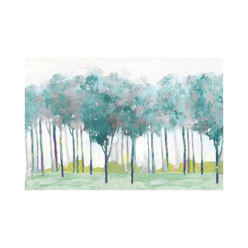 « Argent » par Allison Pearce, reproduction d’art, Toile tendue, Pas de tapis, H 18 po x l 26 po x P 1,5 po