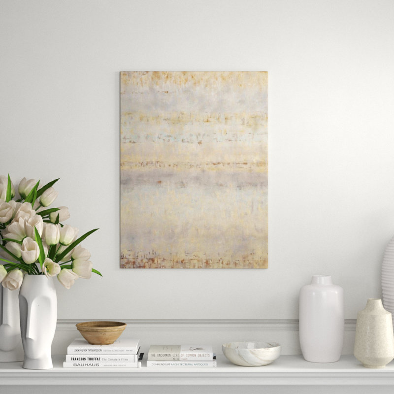 Océan blanc par Samuel Kane - Peinture, Couche de verre, H 32 po x l 24 po x P 1,5 po
