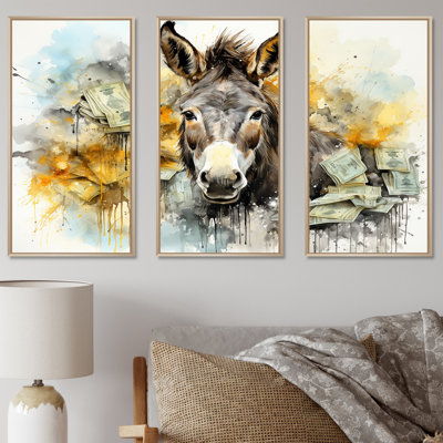 «Yellow Donkey Absurdity II - Donkey», art mural