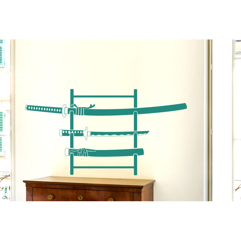 Patriotic Wall Decal, Aqua Green