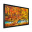 Pont en forêt d'automne - Reproduction de photo sur toile-1116957537-1116957536
