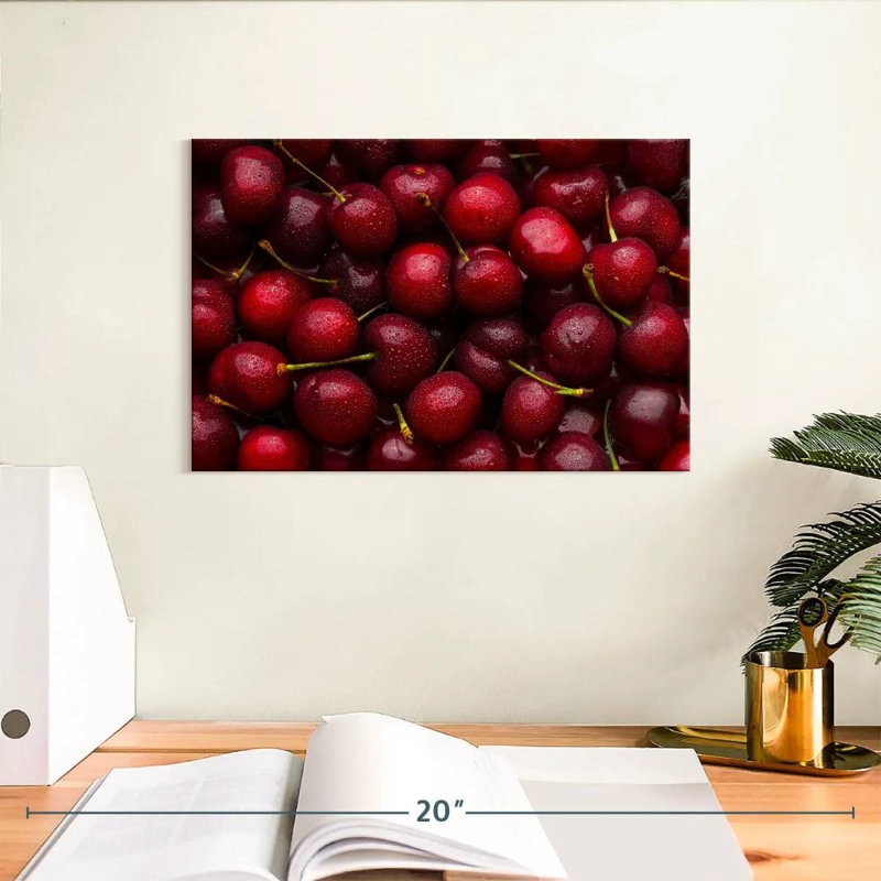 Cerises rouges douces Yarlin, H 8 po x l 12 po