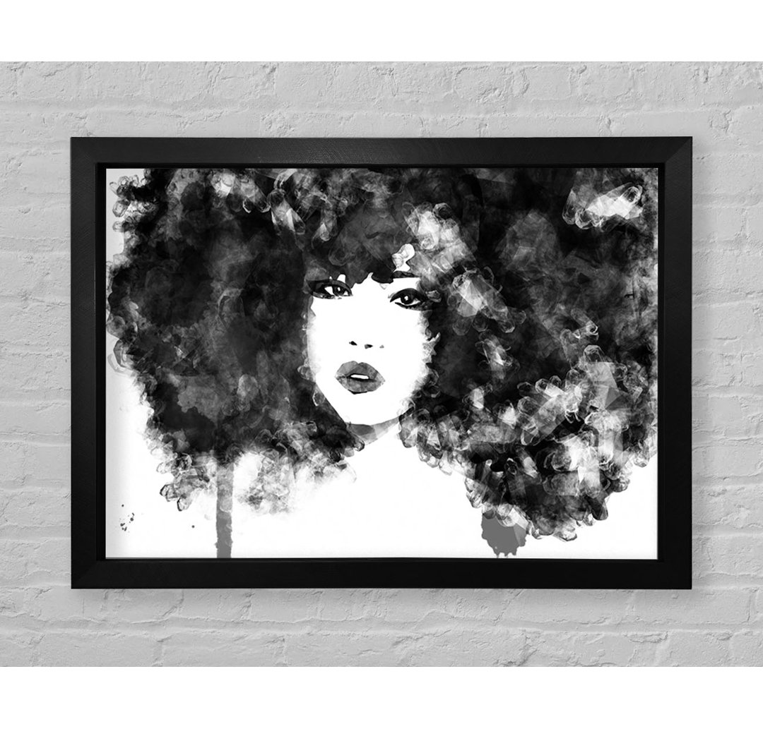 Black Big Hair - Druck