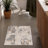 Rug Branch Marisol 3' x 5' (2'8" x 4'8") Navy/Beige Abstract Indoor Doormat Rug, Transitional, Medium Pile, Stain-Resistant Entry Carpet - Front Door, Mudroom, Hallway and Kitchen-1212918181