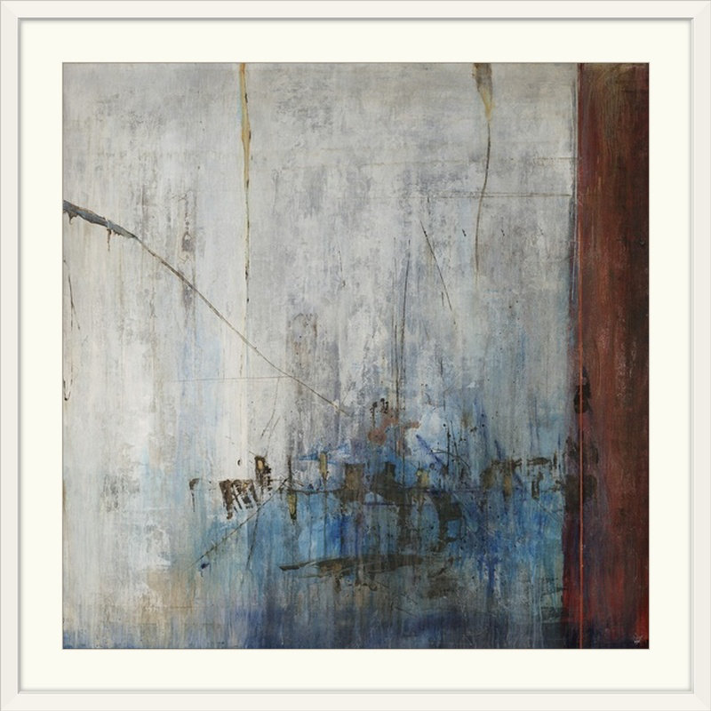 'brise L'eau En Peignant L'impression Joshua Schicker, 20" H x 20" L x 1,5" D, Toile