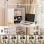 Bureau en L avec chargeur (sans les chaises de bureau)-2114419007