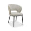 Anjelita UPHOLSTERED DINING CHAIR - BLACK SAND POWDER COATED LEGS (PAIR)-779299228