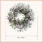 Couronne de Noël - blanc - baies, feuilles de houx et pommes de pin, décoration de maison de campagne artificielle, intérieure et extérieure