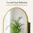 Modern Arched Recessed or Surface Mount Medicine Cabinet with Mirror-486603564-486603555