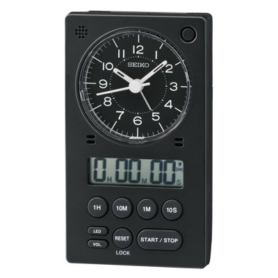 QHE190KLH Timer Clock, Black