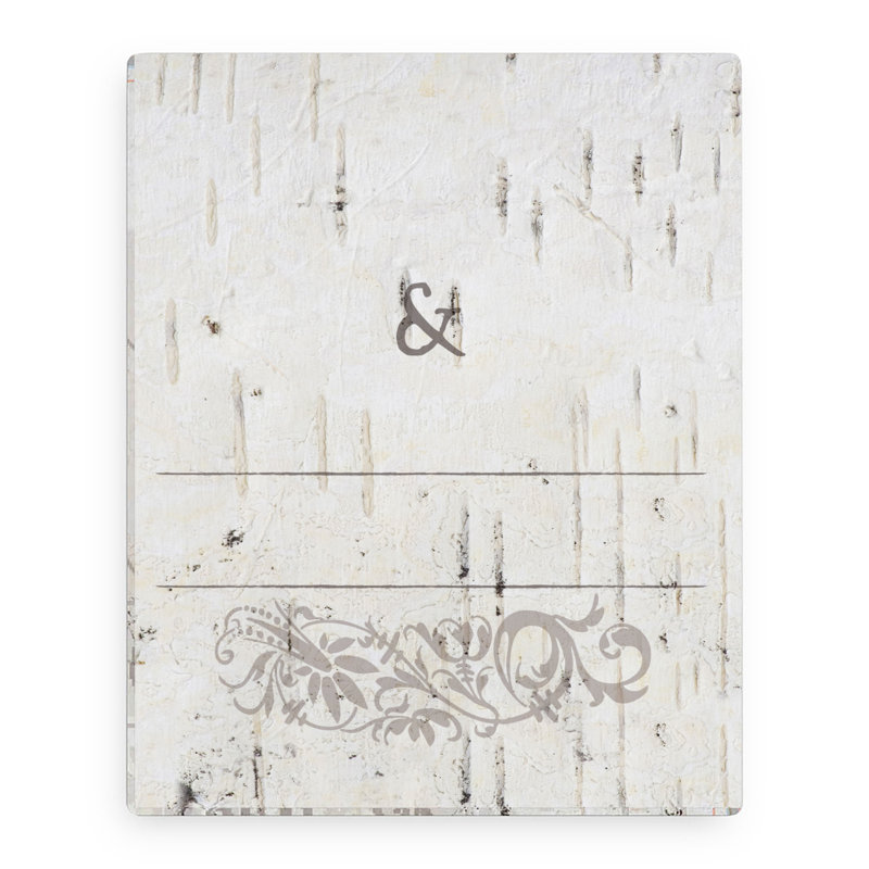 «Perfect Couple», art textuel personnalisé sur toile