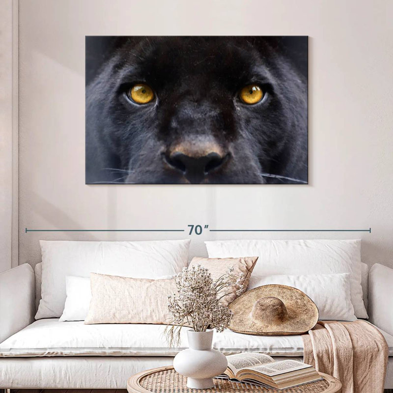 Brampt Panther Eyes, 30" H x 45" W