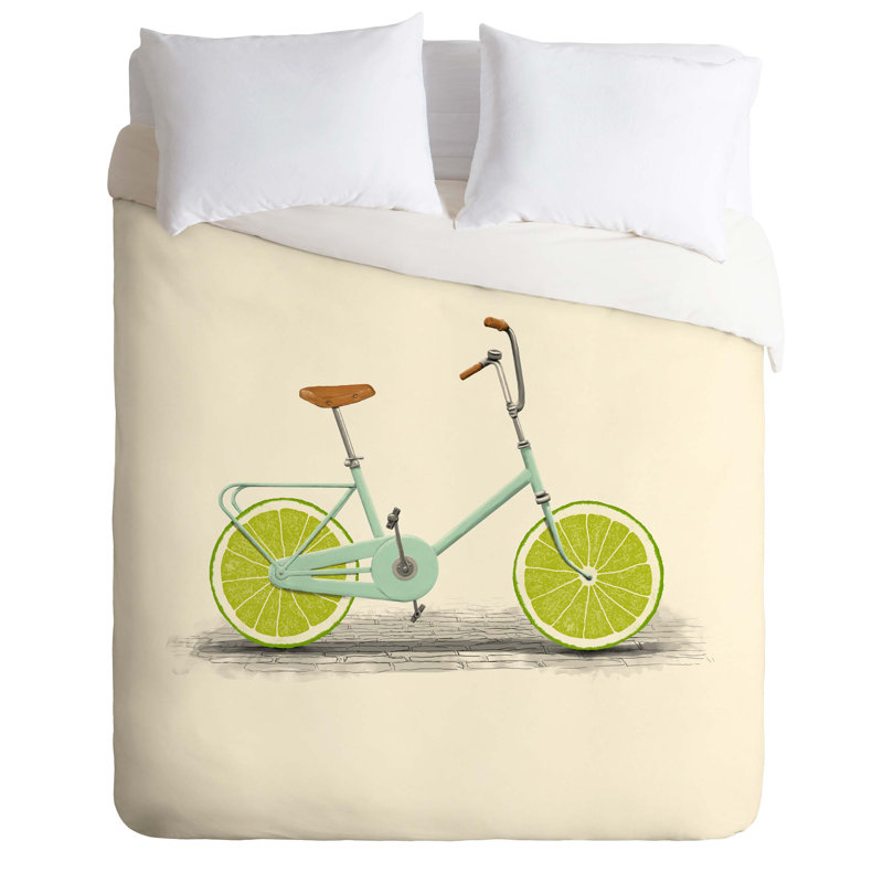 Ensemble de housse de couette Acid, Housse de couette pour grand lit et 2 taies décor