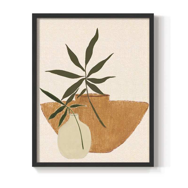 «Santa Fe Still Life II», reproduction encadrée - bois massif, H 10 po x l 8 po, Noir
