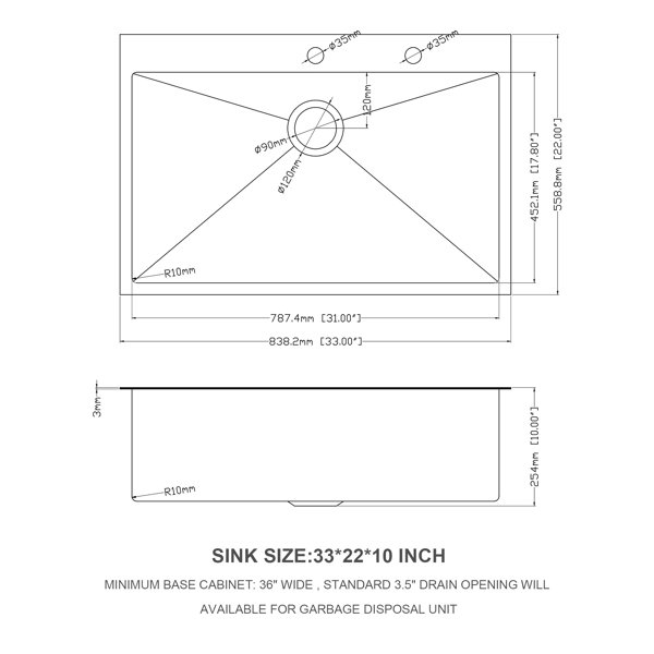 Dimensions du produit