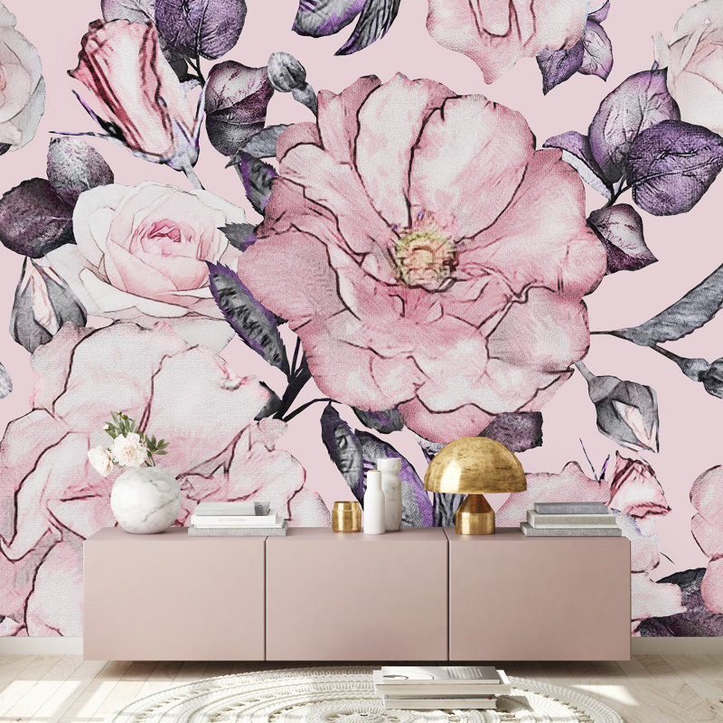 Peel & Stick Wall Mural, 8.34' W x 8.34' L