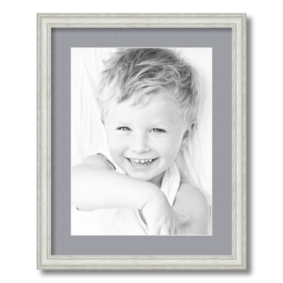 Wood Matte Picture Frame with Mat