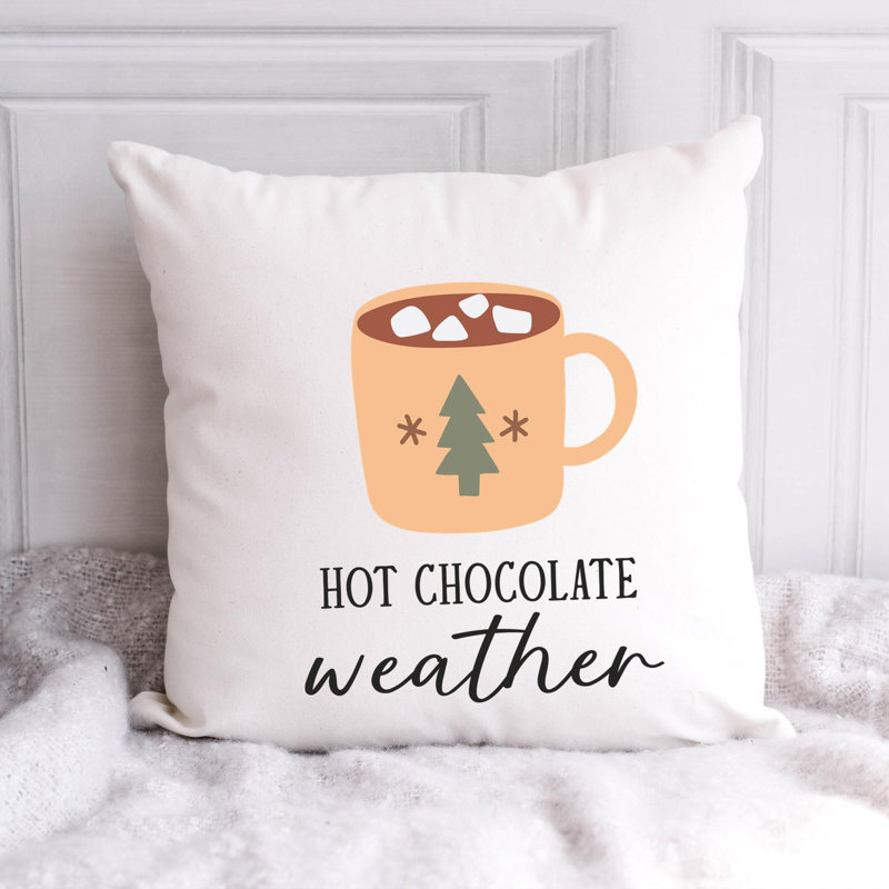 BohoChristmas-09 Reversible Throw Pillow, 14" x 14"