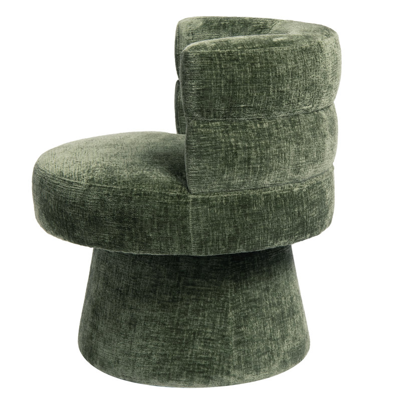 Upholstered Side Chair, Green